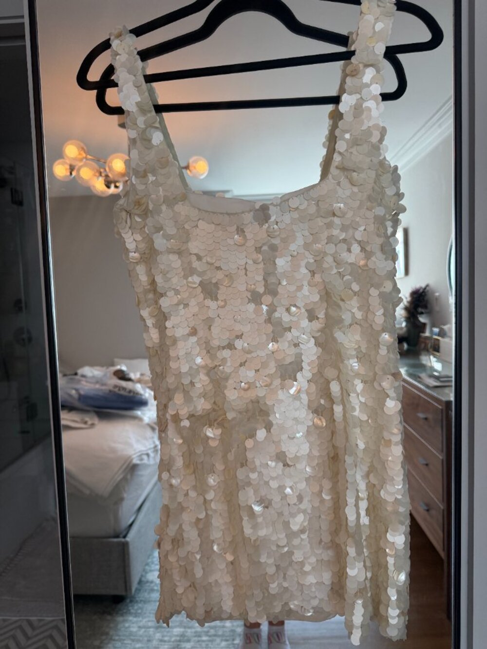 Lovers + Friends Delphine Mini Dress White XS - Picture 7 of 8